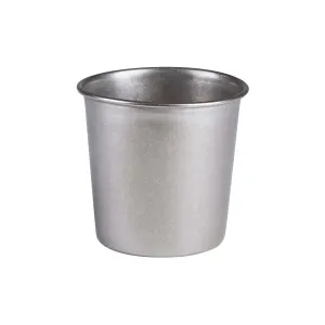 Antique Steel Chip Cup 85mm x 85mm - Pack 1