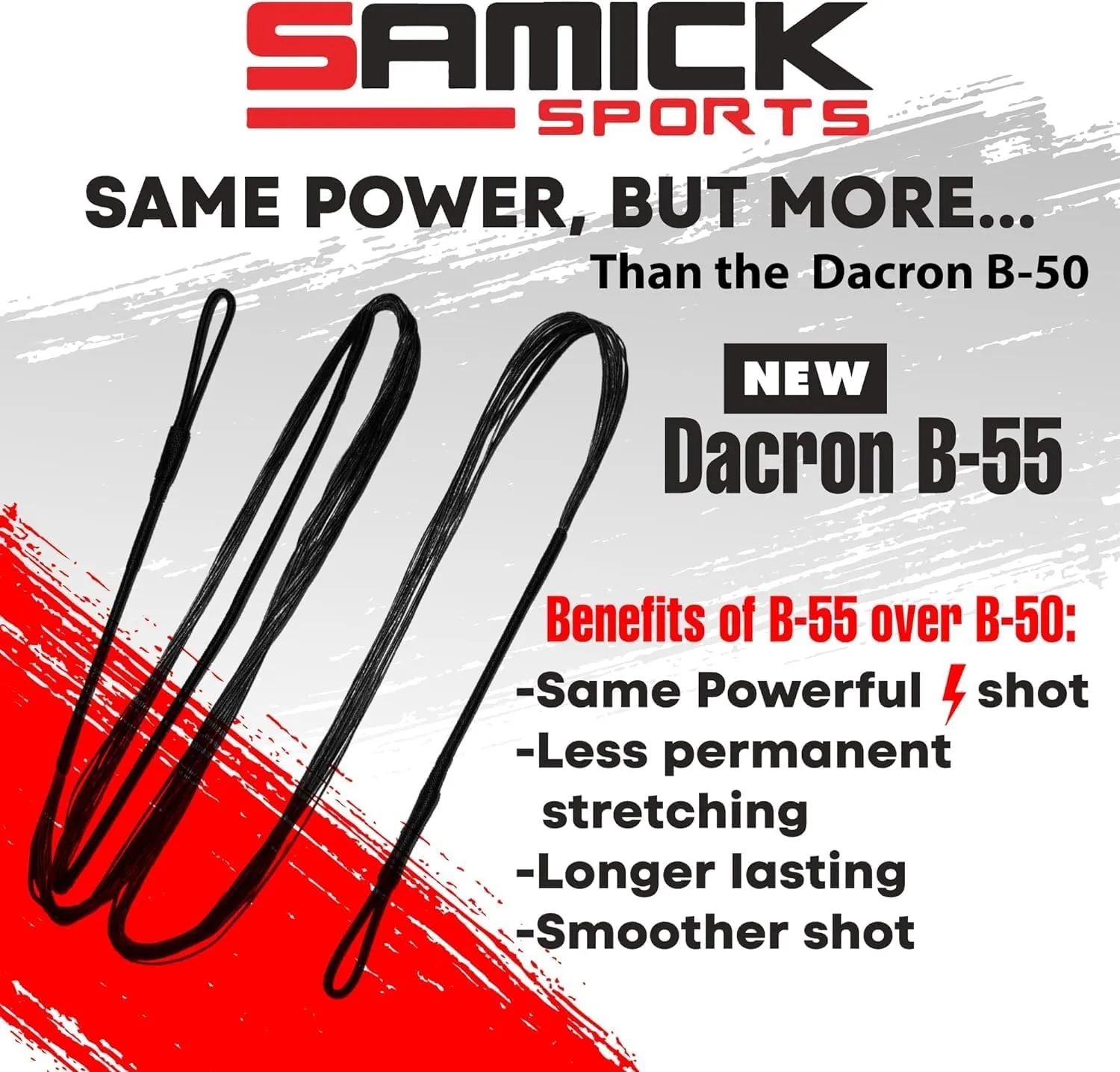 Dacron Bow String Replacement for Archery Recurve Traditional & Longbow Bows Bowstring - Sizes 12, 14, 16 Strands - Length Sizes 44-70 Inches