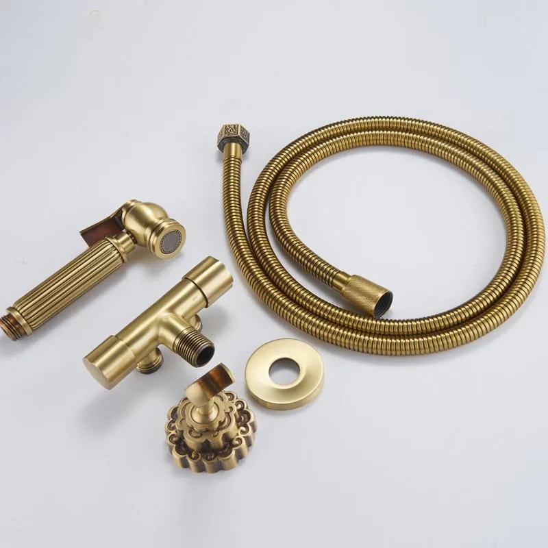 Dual Handle Single Hole Toilet Flushing Sprayer Head