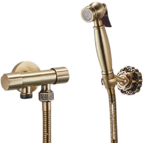 Dual Handle Single Hole Toilet Flushing Sprayer Head
