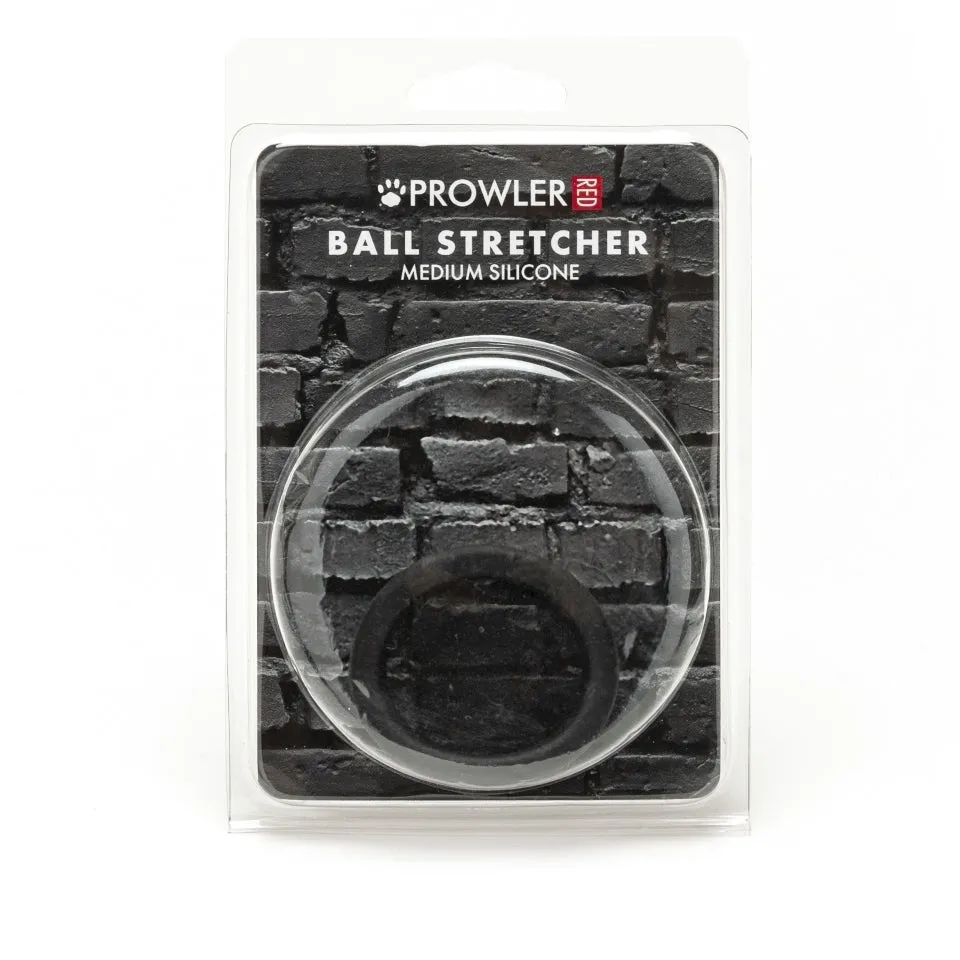 Prowler Red Silicone Ball Stretcher Medium Black