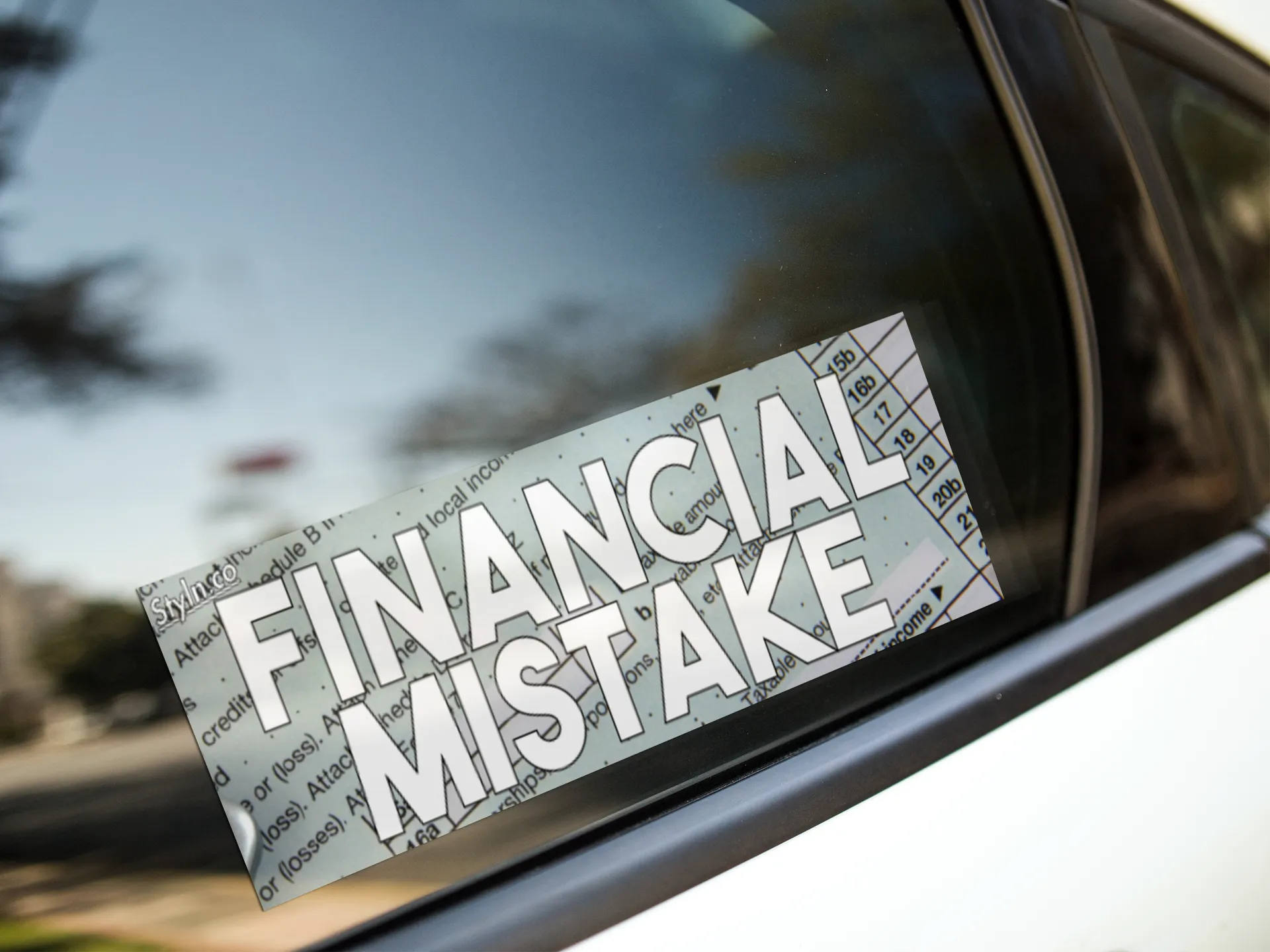 SLAP FINANCIAL MISTAKE