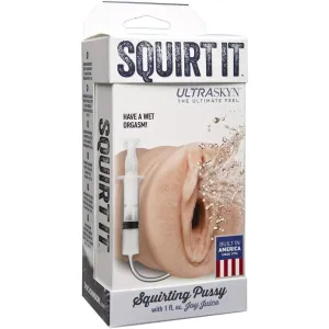Squirting Pussy Stroker With Joy Juice Vanilla