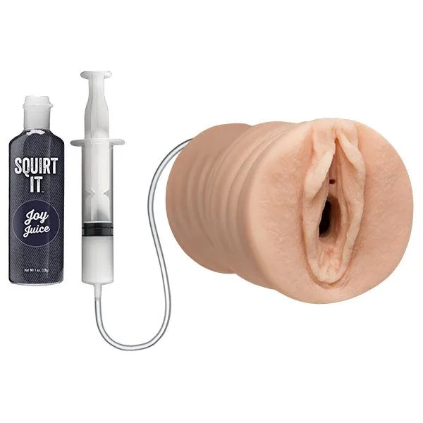 Squirting Pussy Stroker With Joy Juice Vanilla